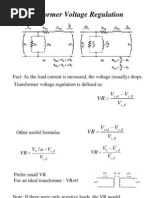 Transformer Voltage Regulation