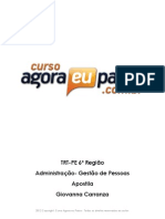 AEP - TRT 6a Regiao Analista Judiciario Area Judiciaria - Administracao - Giovanna Carranza PDF