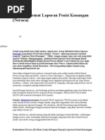 Download Contoh Format Laporan Posisi Keuangan by Aditya Iqbal Maulana SN152061756 doc pdf