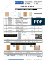 Display Boards: Melamine - Faced MDF Slatwall Panel