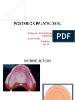 Posterior Palatal Seal
