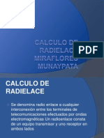 Calculo de Radielace Miraflores Munaypata