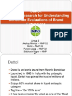 Dettol: Marketing Research For Understanding Consumer Evaluations of Brand Extensions