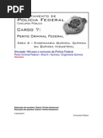 Simulado 184 - PCF Área 6 - PF - CESPE