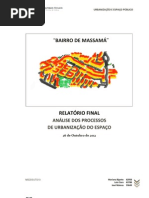 Bairro de Massama - Analise dos Processos de Urbanização do Espaço 