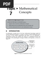 Topic 7 Mathematical Concepts