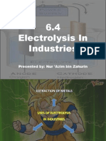 Chemistry Form 4 Chapter 6 (6.4 and 6.5)