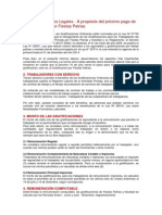 Las Gratificaciones Legales - A propósito del próximo pago de la Gratificación por Fiestas Patrias