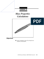 Mass Properties of a Propeller Blade