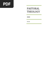 Pastoral Theology | PDF | Calvinism | Prayer