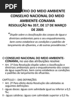357 conama MINISTÉRIO DO MEIO AMBIENTE