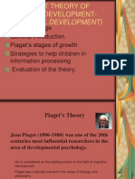 Jean Piaget Theory of Cognitive Development - (Postnatal Development)