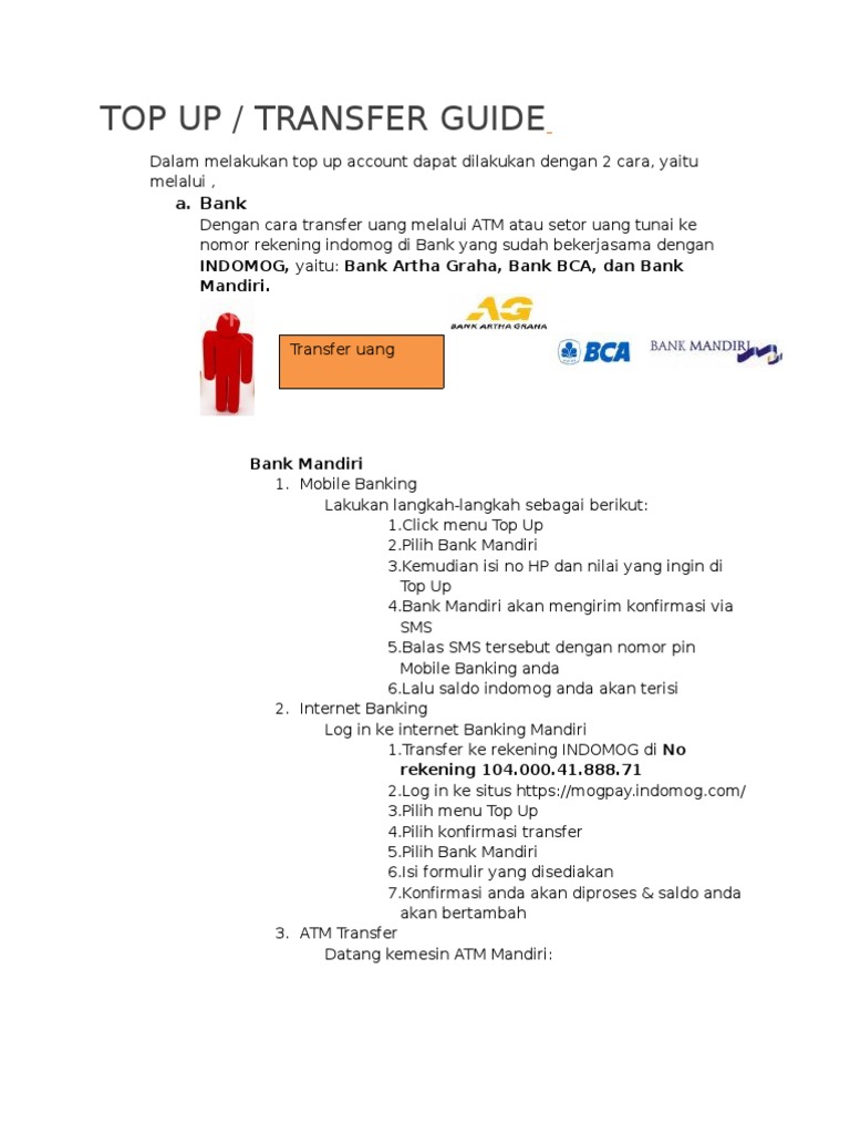 Top Up Guide | PDF