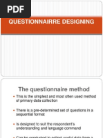 Download Questionnaire Design by Piyush Chitlangia SN152119855 doc pdf