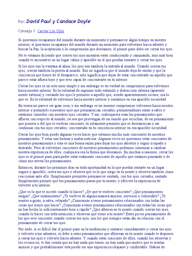 Escucha la Voz de Dios Interior | PDF | espíritu Santo | Verdad