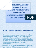 Comision Del Delito de Tarfico Ilicito de Drogas