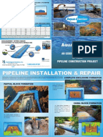 Sistema para Trabjar en Lagunas, Agua, Mar, Construcción de Docking