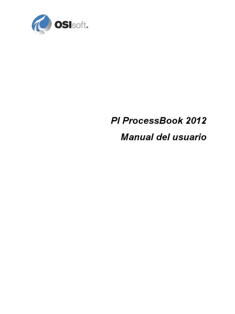 PI ProcessBook User Guide ES | PDF | Ventana (informática) | Archivo de ...