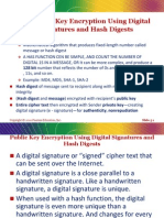 Asymmetric Key Encryption Using Digital Signatures and Hash Digests