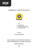 Aspirasi Vakum Manual