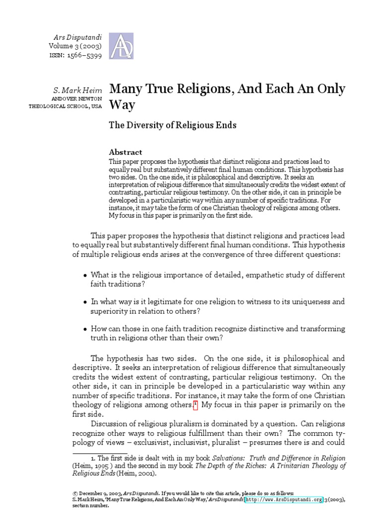 what is the real true religion