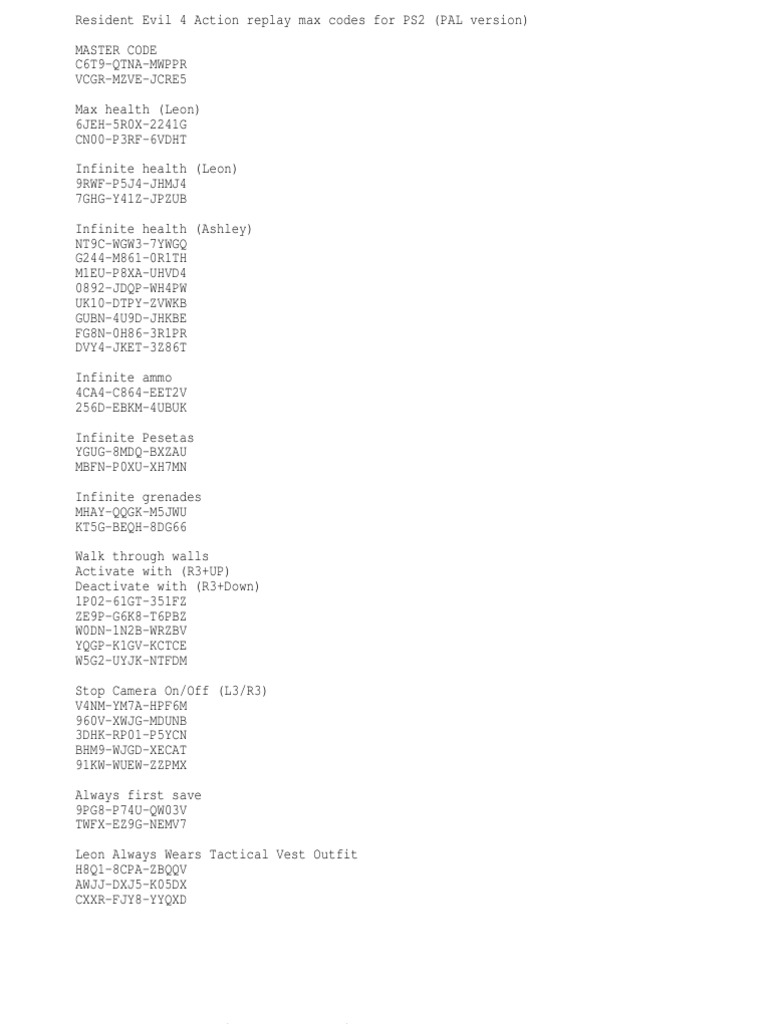 Action Replay Codes Converter Online