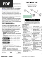 Download Honda HTT25S Manual by Trunk Dang SN152167063 doc pdf