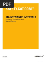 Maintenance Intervals