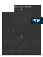 Glosario de Términos Veterinarios 1 PDF