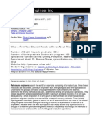 Petroleum Engineering Fact Sheet Rev1209