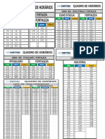 Listade Horarios