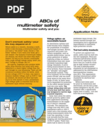 ABC's of Multimeter Safety