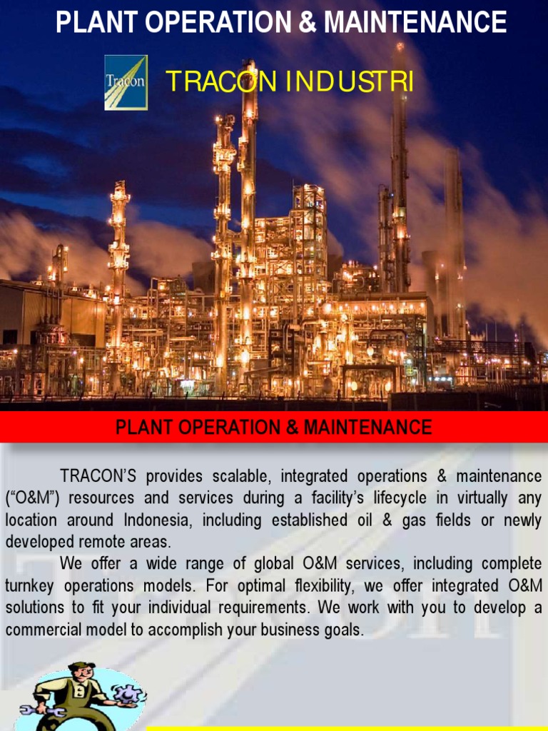 Plant Operation & Maintenance | PDF | Reliability Engineering | Engineering
