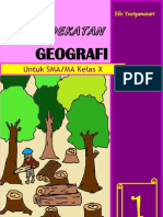 Buku Pendekatan Geografi Untuk SMA/MA Kelas X