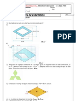 Areas de Superfícies Planas - Parte 3