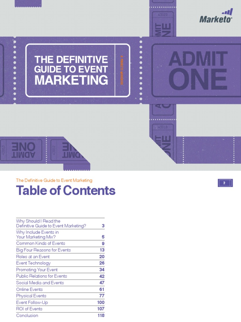 Marketo Definitive Guide To Event Marketing | PDF | Web Conferencing ...