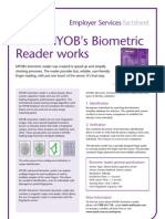 MYOB Biometric Reader Fact Sheet