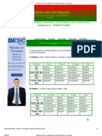 Listado de Verbos Conjugados en Pretérito Imperfecto - Portugues