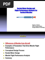 Download Rocket Motor Design and Missile Flight Performance Analysis by babak3316 SN152214686 doc pdf