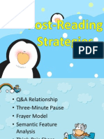 Post Reading Strategies