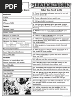 What You Need To Know What You Need To Do: Ranged Combat Cheat Sheet