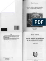 René Guénon - 1964 - Studi sulla Massoneria e il Compagnonaggio (Vol. 1)