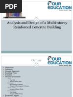 Analysis and Design of a Multi-Storey Reinforced Concrete