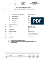 Data Sheet For Bus Duct (HV/MV) Part I (Data To Be Furnished by The Purchaser)