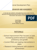 Linking Behavior and Academics-Pd Plan