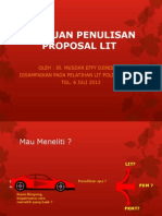 Panduan Penulisan Proposal Lit