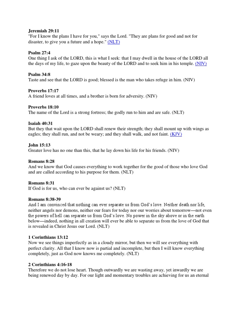 Encouraging Bible Verses for Hope | PDF | Epistle To The Romans | Jesus