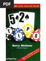 52 Tips For Texas Hold em Poker - Barry Shulman