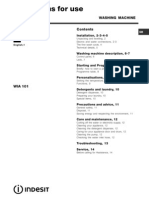 Washing Mashine Manual To Use W1A101