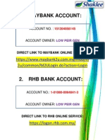 Banking Account
